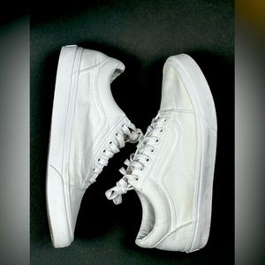 Vans Old School, Size: 9.5, True White